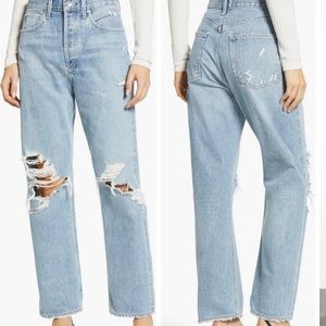 Agolde 90’s Ripped Loose Fit jeans